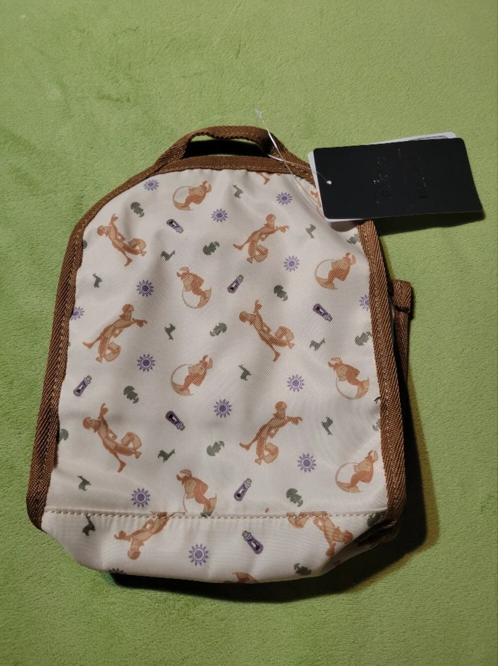 Disney Emperor's New Groove Kuzco Pattern Allover Print Mini Backpack Organizer